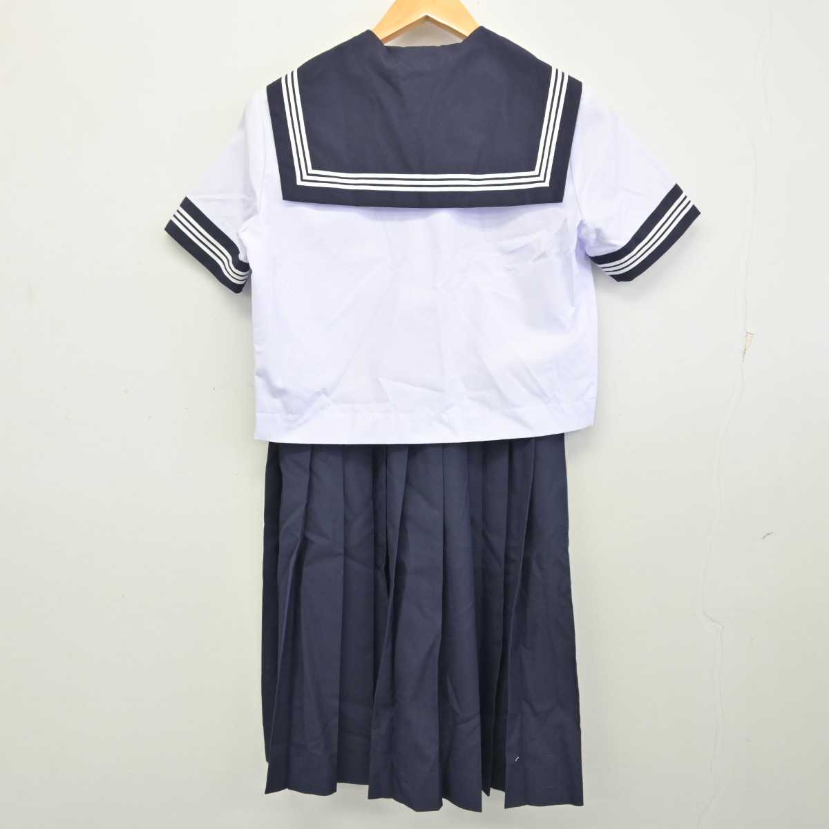 【中古】東京都 西新井中学校 女子制服 3点 (セーラー服・その他アイテム・スカート) sf074856