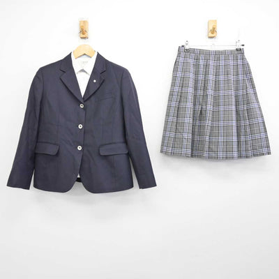 【中古】愛知県 至学館高等学校 女子制服 4点 (ブレザー・シャツ・スカート) sf074863