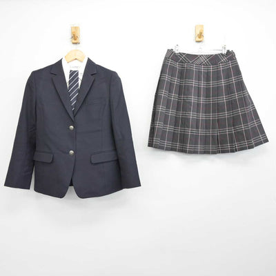 【中古】宮城県 富谷高等学校 女子制服 5点 (ブレザー・シャツ・スカート) sf074864