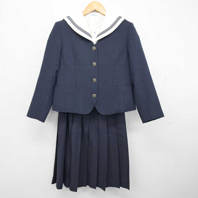 【中古】静岡県 磐田北高等学校 女子制服 3点 (ブレザー・ブラウス・スカート) sf074881