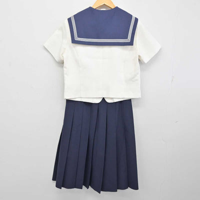 【中古】静岡県 磐田北高等学校 女子制服 3点 (セーラー服・スカート) sf074882