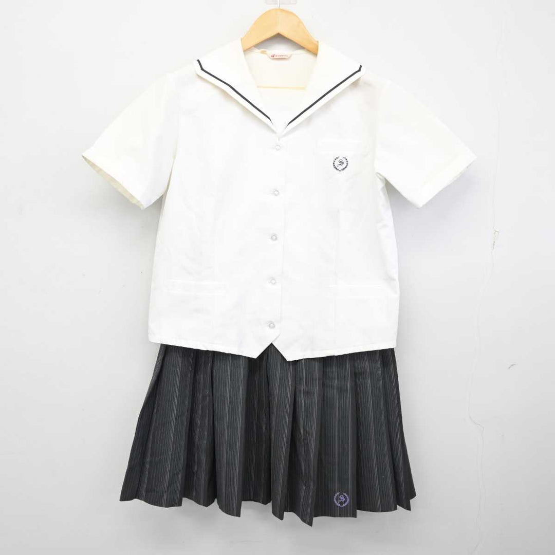 中古】福岡県 杉森高等学校 女子制服 4点 (セーラー服・シャツ・スカート) sf074889 | 中古制服通販パレイド