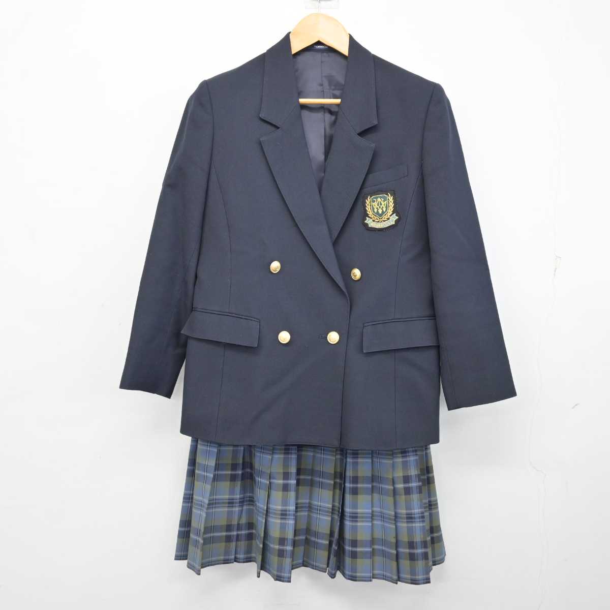 【中古】千葉県 若松高等学校 女子制服 2点 (ブレザー・スカート) sf074891