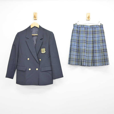 【中古】千葉県 若松高等学校 女子制服 2点 (ブレザー・スカート) sf074891