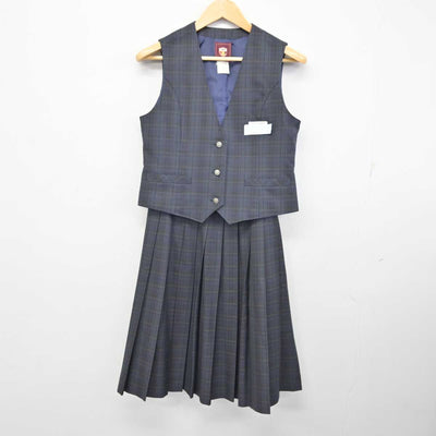 【中古】新潟県 五泉北中学校 女子制服 4点 (ブレザー・ベスト・スカート) sf074893