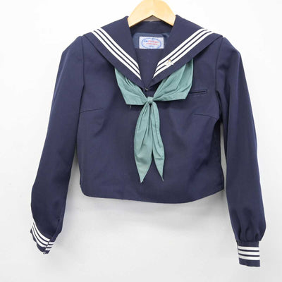 【中古】香川県 国分寺中学校 女子制服 3点 (セーラー服) sf074901