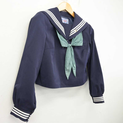 【中古】香川県 国分寺中学校 女子制服 3点 (セーラー服) sf074901