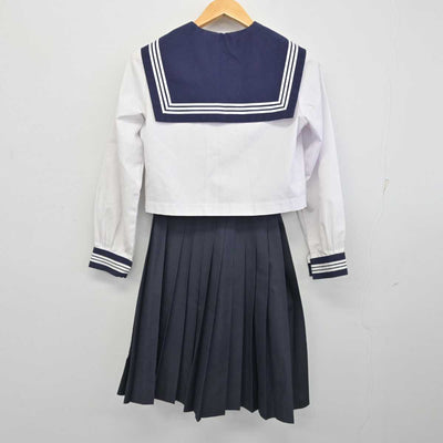 【中古】香川県 国分寺中学校 女子制服 2点 (セーラー服・スカート) sf074902