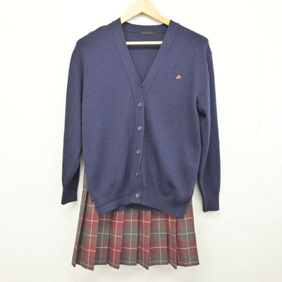 【中古】香川県 英明高等学校 女子制服 2点 (ニット・スカート) sf074904