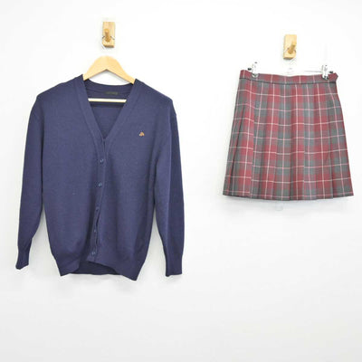 【中古】香川県 英明高等学校 女子制服 2点 (ニット・スカート) sf074904