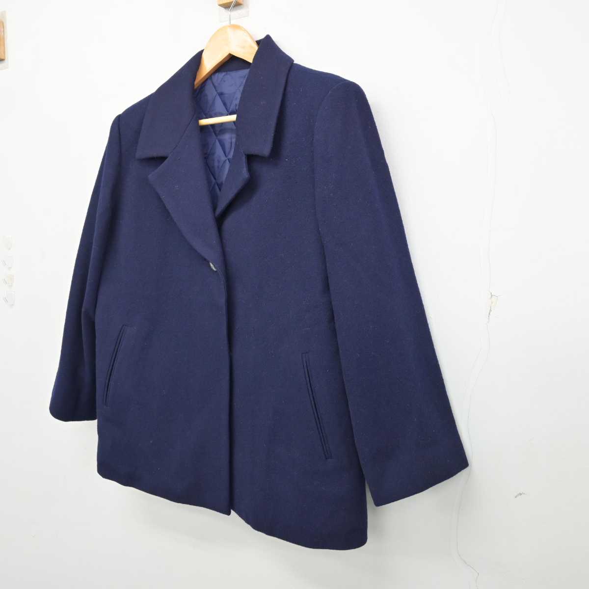 【中古】熊本県 熊本高等学校 女子制服 1点 (コート) sf074920