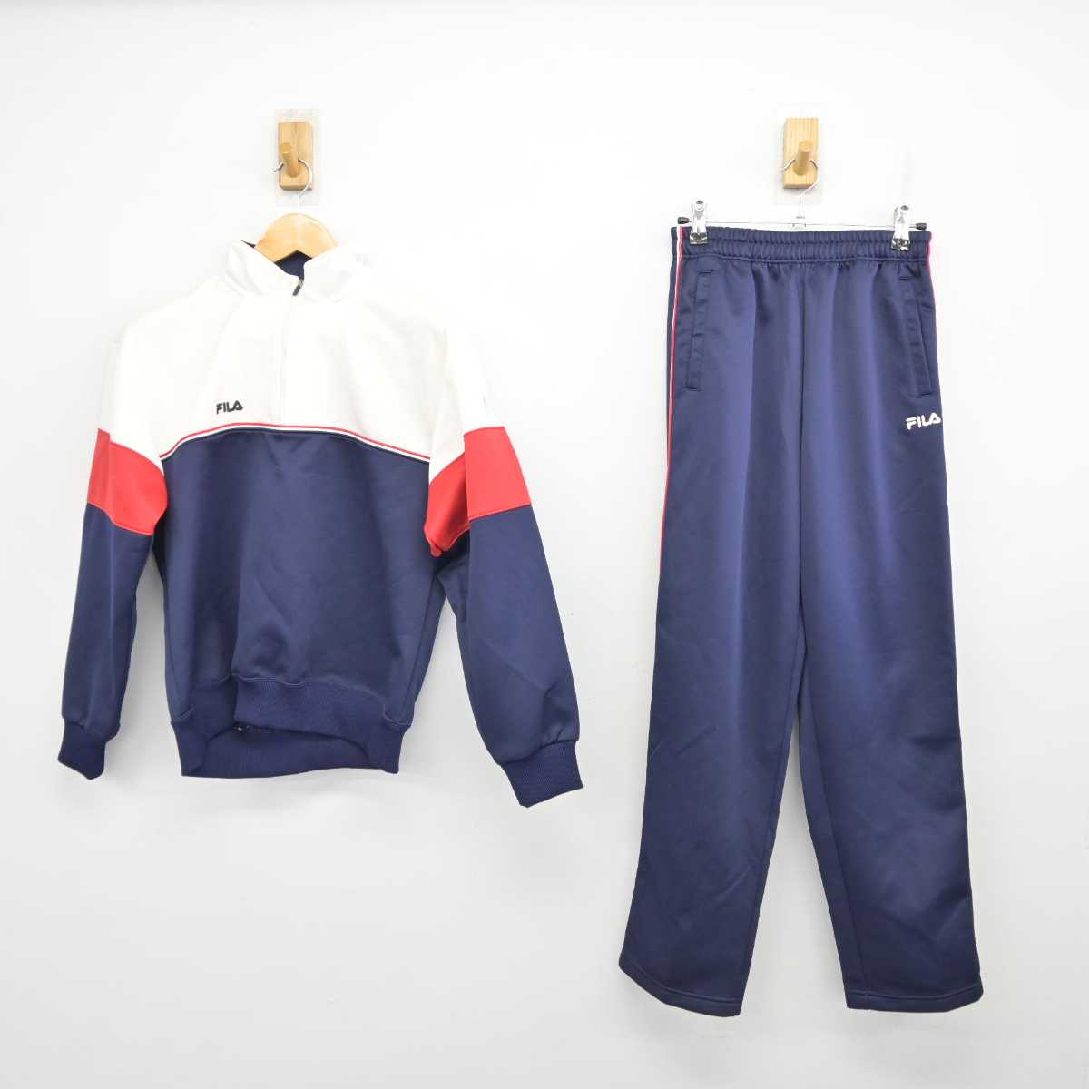 【中古】愛知県 椙山女学園中学校・高等学校 女子制服 2点 (ジャージ 上・ジャージ 下) sf074924