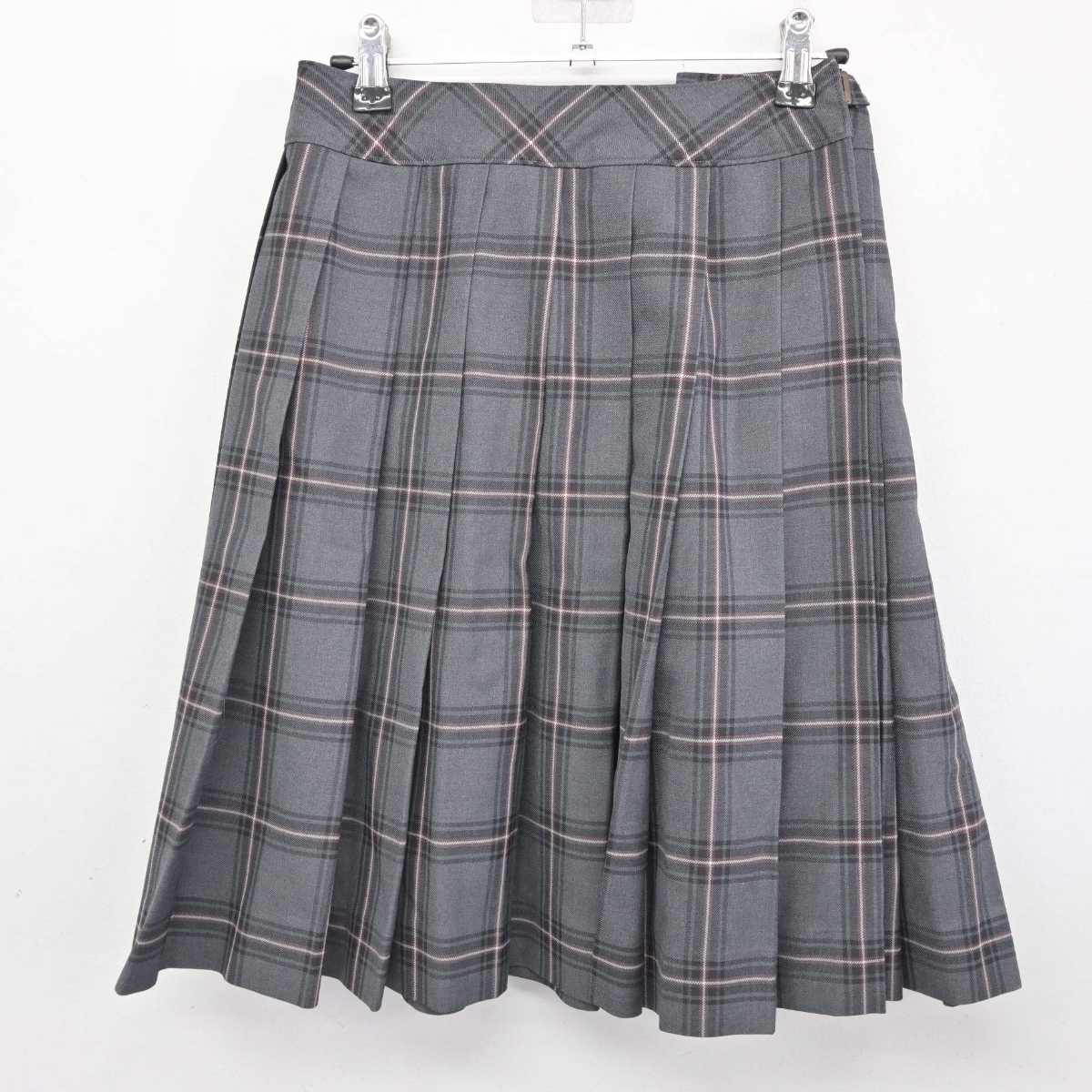 【中古】北海道 札幌新川高等学校 女子制服 3点 (ブレザー・スカート) sf074928