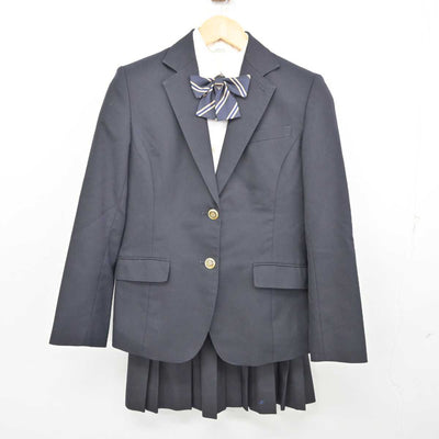 【中古】神奈川県 法政大学第二中・高等学校 女子制服 4点 (ブレザー・シャツ・スカート) sf074930