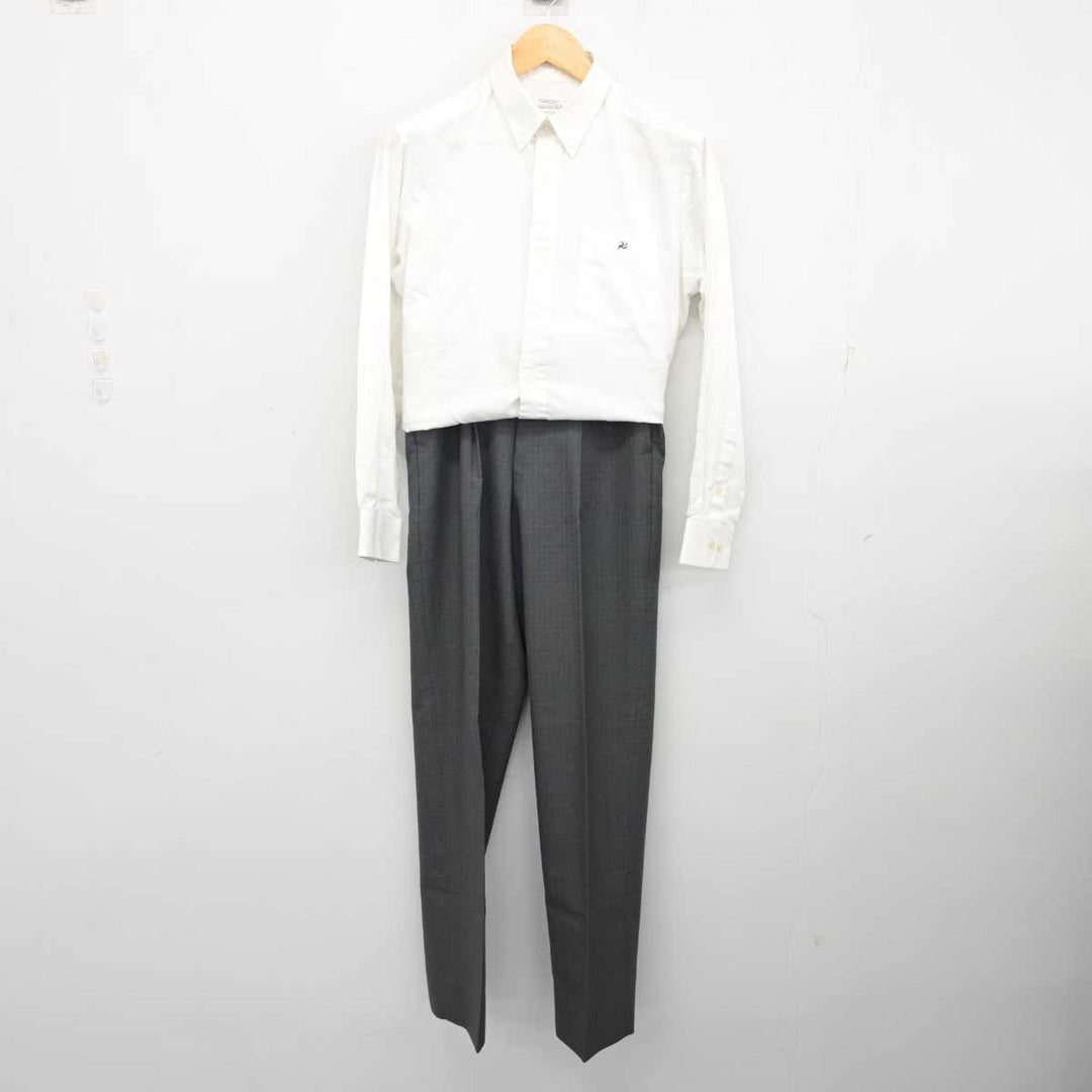 中古】神奈川県 向上高等学校 男子制服 5点 (ブレザー・シャツ