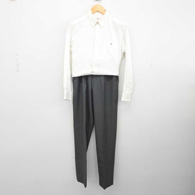 【中古】神奈川県 向上高等学校 男子制服 5点 (ブレザー・シャツ・ズボン) sf074933