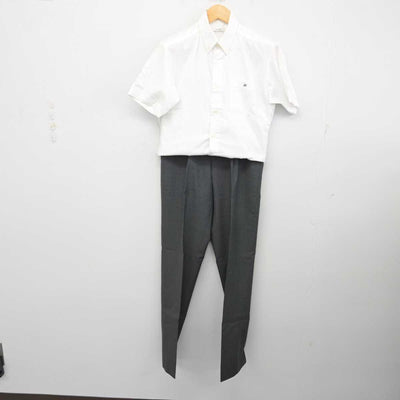 【中古】神奈川県 向上高等学校 男子制服 3点 (シャツ・シャツ・ズボン) sf074935