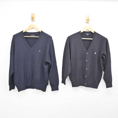 【中古】神奈川県 向上高等学校 男子制服 2点 (ニット・ニット) sf074936