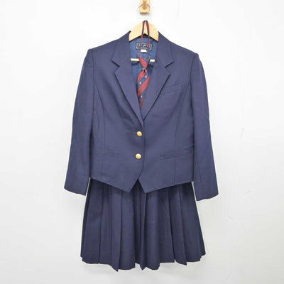 【中古】北海道 旭川西高等学校 女子制服 4点 (ブレザー・スカート) sf074940