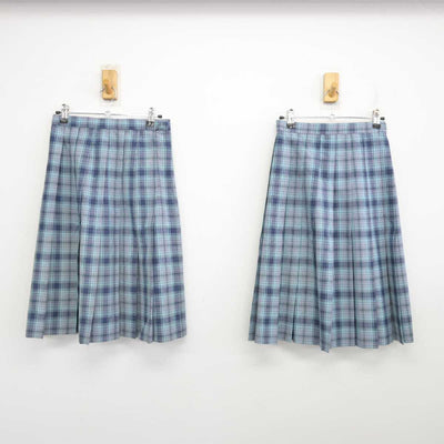 【中古】北海道 旭川西高等学校 女子制服 2点 (スカート・スカート) sf074943