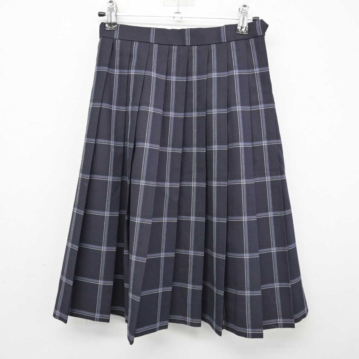 【中古】熊本県  文徳中学校・高等学校 女子制服 4点 (ブレザー・シャツ・スカート) sf074948