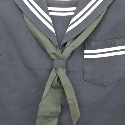 【中古】熊本県 託麻中学校 女子制服 3点 (セーラー服・ジャンパースカート) sf074959