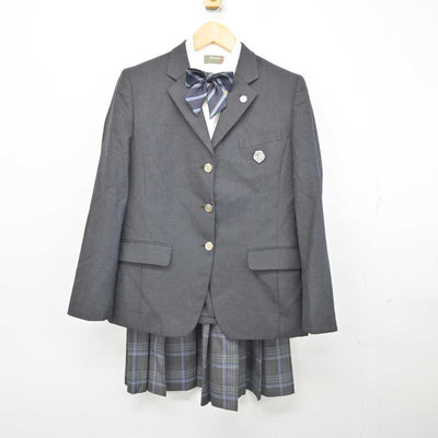 【中古】東京都 国本女子中学校・高等学校 女子制服 6点 (ブレザー・シャツ・スカート) sf074963