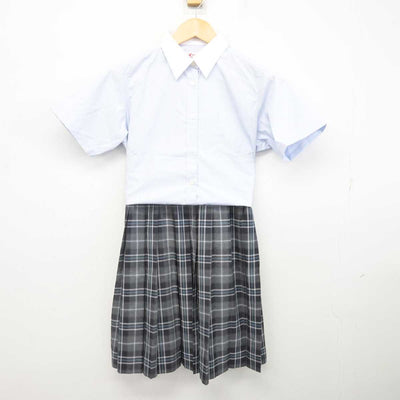 【中古】東京都 国本女子中学校・高等学校 女子制服 3点 (シャツ・スカート) sf074964