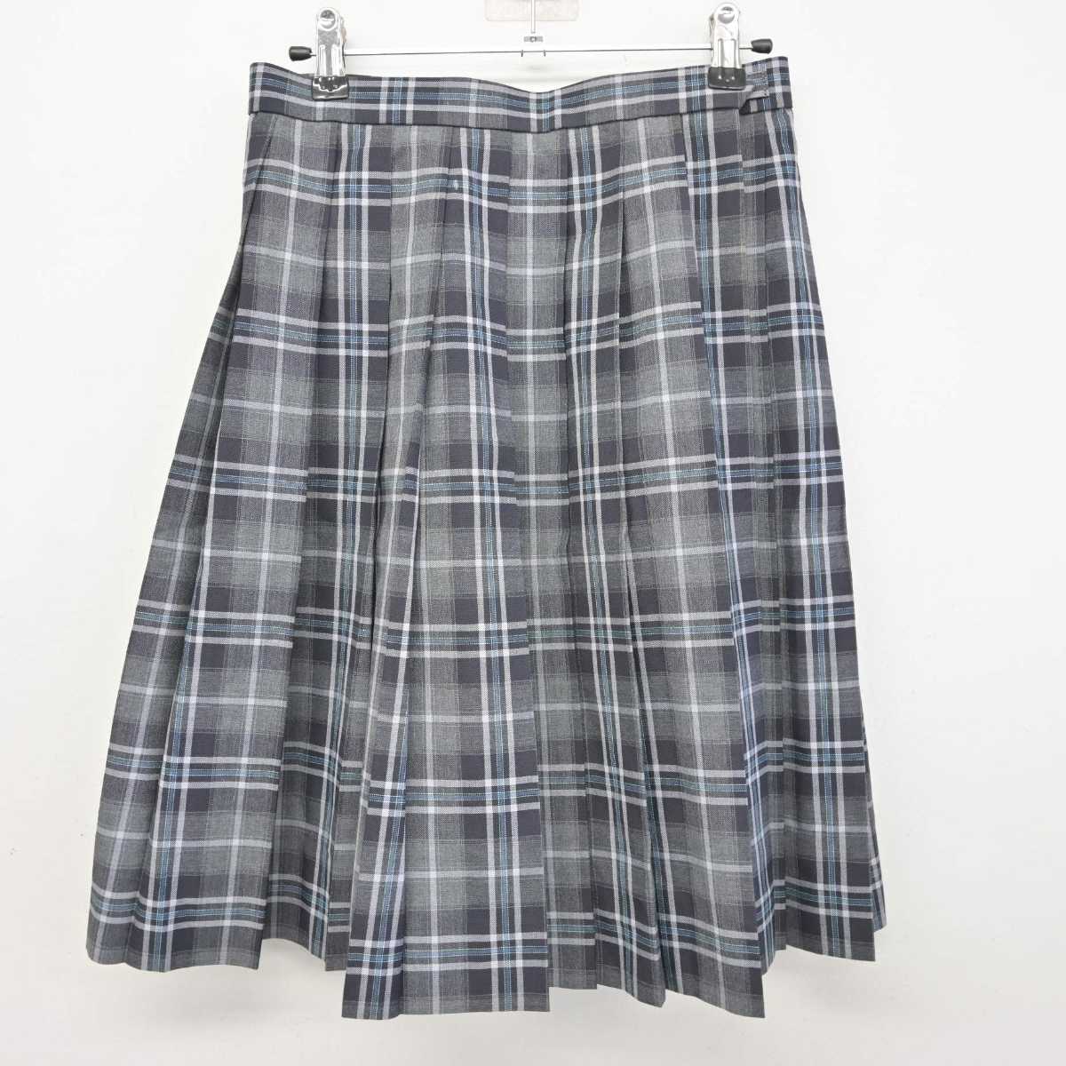 【中古】東京都 国本女子中学校・高等学校 女子制服 3点 (シャツ・スカート) sf074964