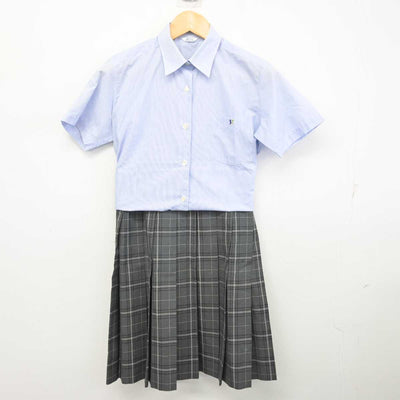 【中古】東京都 科学技術高等学校 女子制服 2点 (シャツ・スカート) sf074977