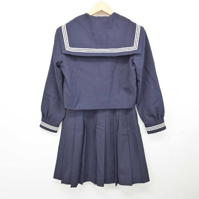 【中古】山梨県 巨摩高等学校 女子制服 5点 (セーラー服・ニット・スカート) sf074981