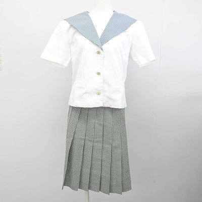 【中古】岡山県 就実高等学校 女子制服 2点 (セーラー服・スカート) sf074992