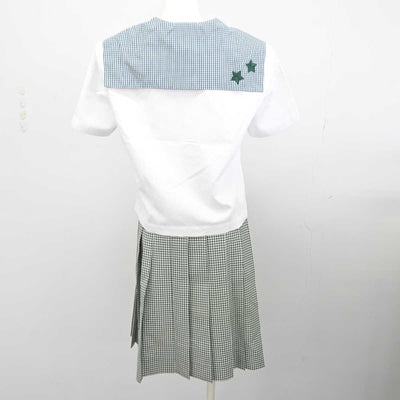 【中古】岡山県 就実高等学校 女子制服 2点 (セーラー服・スカート) sf074992