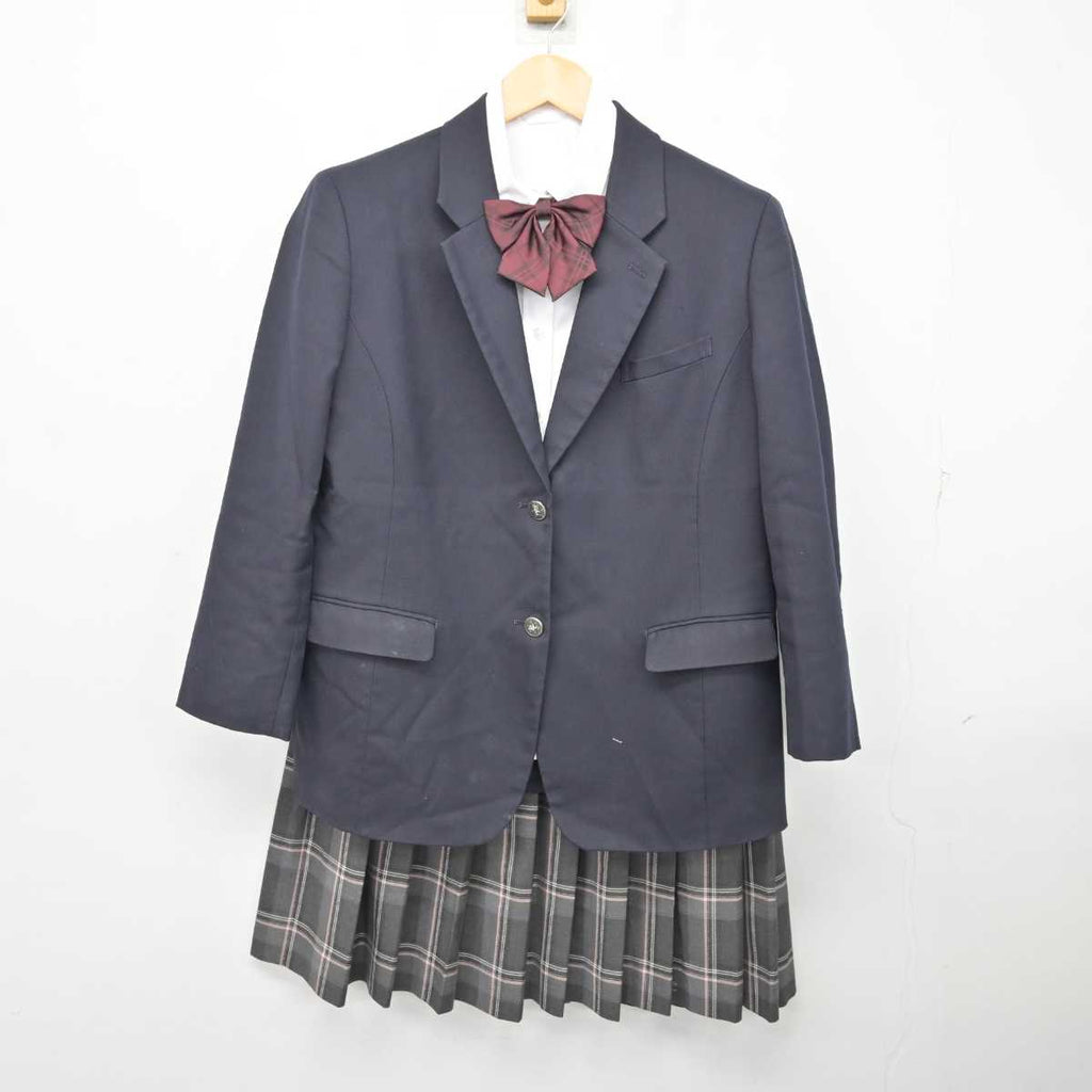 【中古】熊本県 球磨中央高等学校 女子制服 5点 (ブレザー・ニット・シャツ・スカート) sf075002 | 中古制服通販パレイド