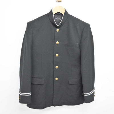 【中古】熊本県 人吉市立第二中学校 男子制服 3点 (学ラン・シャツ) sf075008