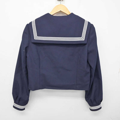 【中古】千葉県 浦安市立堀江中学校 女子制服 3点 (セーラー服・ジャンパースカート) sf075012