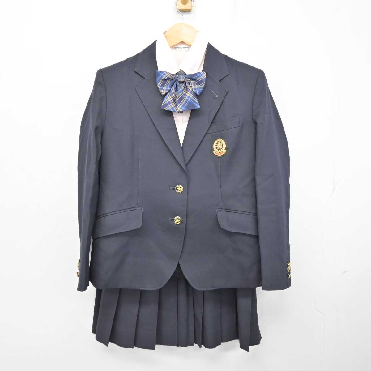 【中古】埼玉県 西武台高等学校 女子制服 4点 (ブレザー・シャツ・スカート) sf075022