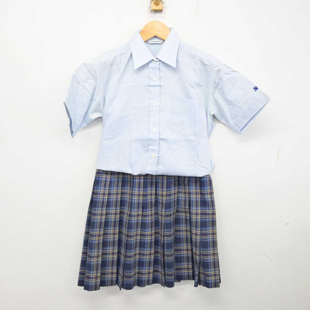 【中古】埼玉県 西武台高等学校 女子制服 2点 (シャツ・スカート) sf075024