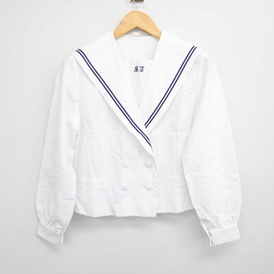 【中古】兵庫県 須磨友が丘高等学校 女子制服 2点 (ブラウス・ブラウス) sf075027