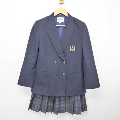 【中古】兵庫県 神戸市立白川台中学校 女子制服 3点 (ブレザー・スカート) sf075031