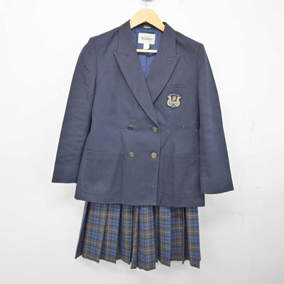 【中古】兵庫県 神戸市立白川台中学校 女子制服 3点 (ブレザー・スカート) sf075032