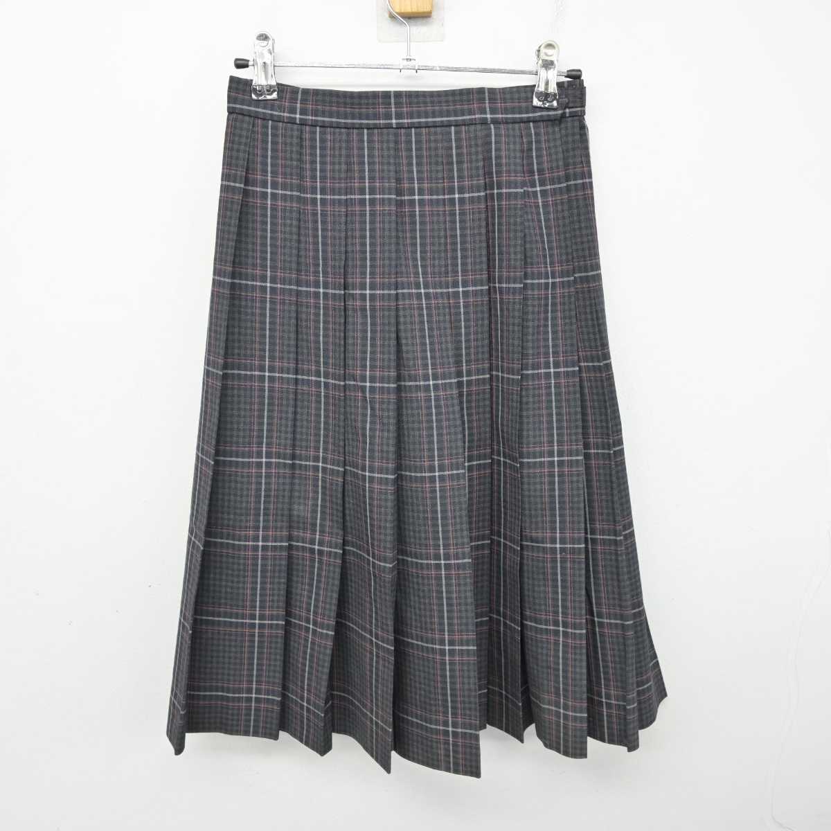 【中古】福岡県 三井高等学校 女子制服 2点 (シャツ・スカート) sf075036