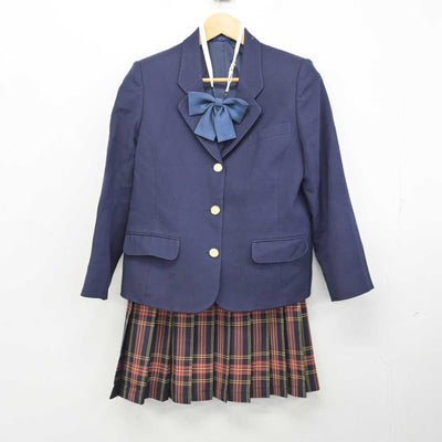 【中古】山梨県 甲府城西高等学校 女子制服 4点 (ブレザー・スカート・スカート) sf075045