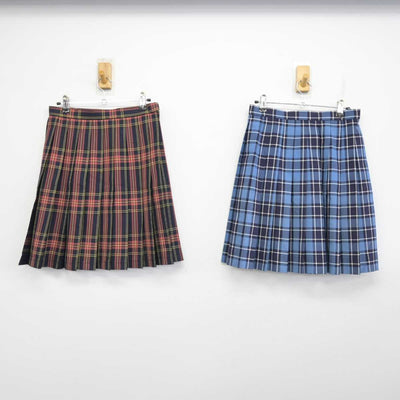 【中古】山梨県 甲府城西高等学校 女子制服 4点 (ブレザー・スカート・スカート) sf075045