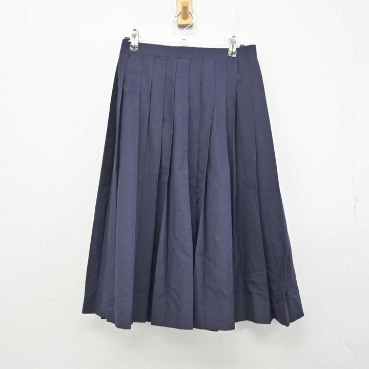 中古】福島県 安達中学校 女子制服 4点 (セーラー服・セーラー服