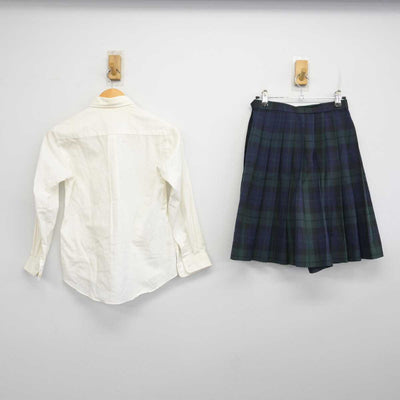 【中古】愛知県 愛知みずほ大学瑞穂高等学校 女子制服 2点 (シャツ・スカート) sf075048