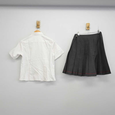 【中古】東京都 桜美林高等学校 女子制服 2点 (シャツ・スカート) sf075050