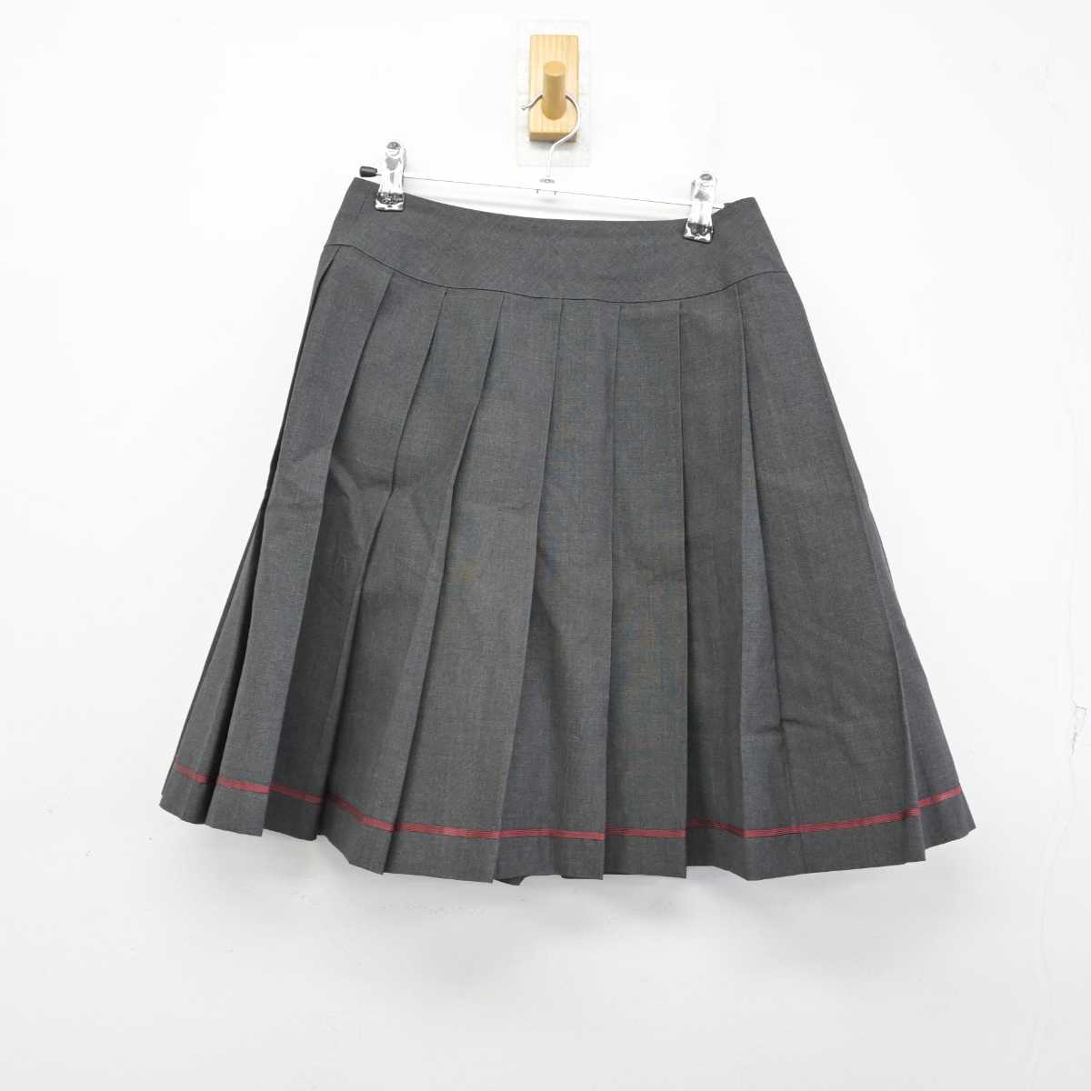 【中古】東京都 桜美林高等学校 女子制服 2点 (シャツ・スカート) sf075050