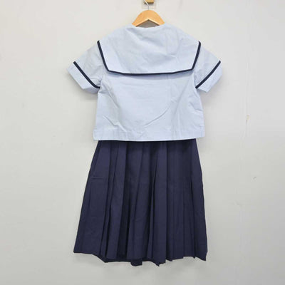 【中古】佐賀県 唐津東高等学校 女子制服 3点 (セーラー服・スカート) sf075053