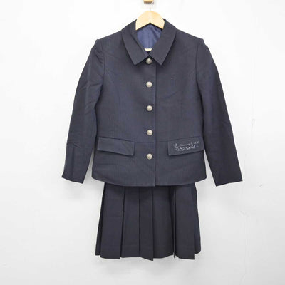 【中古】岩手県 一関第二高等学校 女子制服 2点 (ブレザー・スカート) sf075055